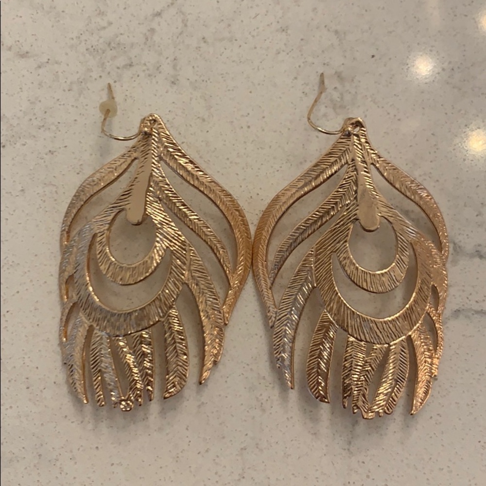 Kendra Scott Feather Earrings
